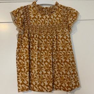 Cotton Block Printed Blouse (XS)